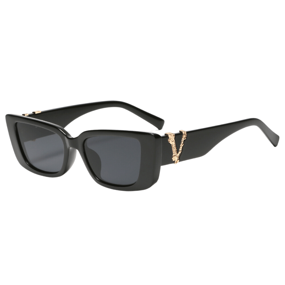 V-Line Brille Schwarz